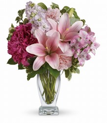 Teleflora's Blush Of Love Bouquet from McIntire Florist in Fulton, Missouri